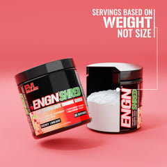 Cherry Limeade pre-workout drink mixed in a glass after training.
