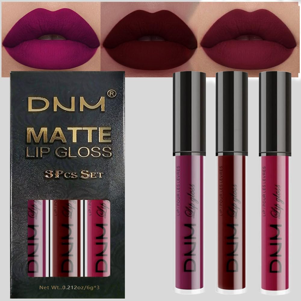 evpct 3Pcs lipsticks set offers versatile daily looks with bold colors.