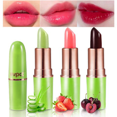evpct 3Pcs Magic Color Changing Lipstick packaging showcases elegant design and gift-ready presentation.