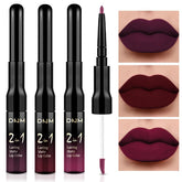 evpct dark red lip liner and lipstick set in a matte finish for all-day wear.