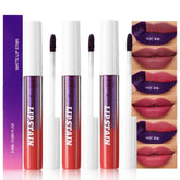 evpct peel-off lip stain 01 pack swatch in maroon for all-day color