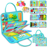 Exorany Busy Board 8 pages: engaging Montessori activities for toddlers.
