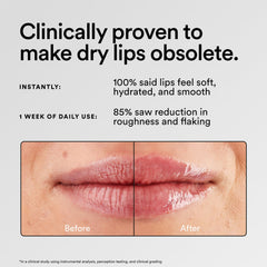 Experiment Softwear lip balm being applied for smooth lips.