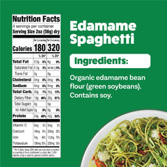 EXPLORE CUISINE Edamame Spaghetti cooking in boiling water for a quick keto-friendly meal.