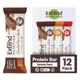 Extend Bar Rich Chocolate front packaging—low sugar and protein snack option.