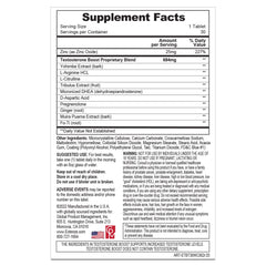 ExtenZe Testosterone Boost pills image shows capsules for daily vitality and workouts.