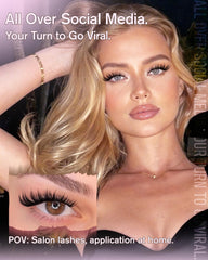 EYDEVRO Bunny Lash Clusters with wet look finish for bold drama