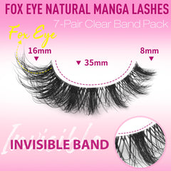 EYDEVRO manga-style lashes provide airy, expressive eyes.