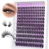 EYDEVRO wispy lash clusters on tray for natural look