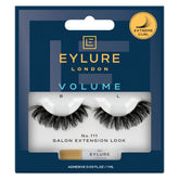 Eylure No.111 Salon Extension Lashes deliver dramatic extreme curl and a bold gaze.