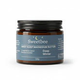 EYUTRD SweetBee Deep Winter Magnesium Butter bottle pour for nighttime relaxation.