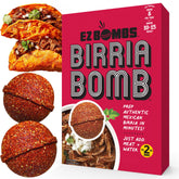 EZ Bombs Birria Bomb Pack showcases authentic birria spice blend.