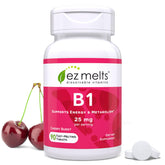 EZ Melts Vitamin B1 bottle—fast-dissolve tablets for daily energy.