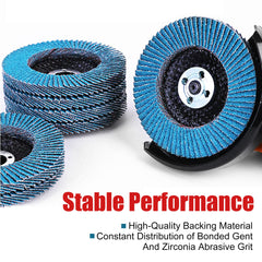 EZARC 40 grit flap disc packaging image highlights the 10-pack value.