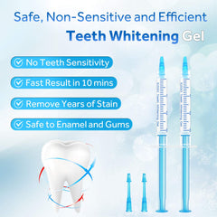 EZGO mint-flavor gel applicator for a refreshing whitening experience