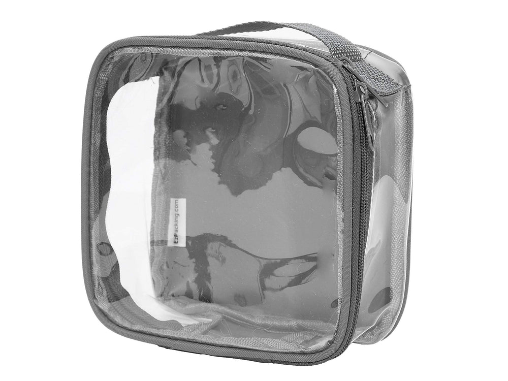 EzPacking clear TSA bag front view for quick security checks