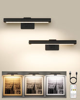 EZVALO picture light remote control enabling easy dimming and timer use for artwork.