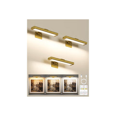 EZVALO picture light on wall with remote control illuminating artwork