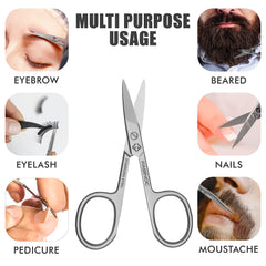 FABINOC curved-edge design enables smooth trimming around nails and brows.