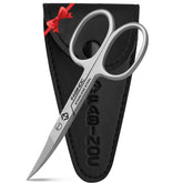 FABINOC curved nail scissors with precision blades for clean, accurate nail cuts.