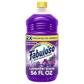 Fabuloso multi-purpose cleaner bottle pour demonstrates easy dosing for quick cleaning tasks.