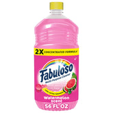 Fabuloso Watermelon bottle showing 2X concentrate for everyday cleaning