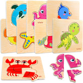 Faburo ocean animal puzzle octopus boosts fine motor skills through hands-on play