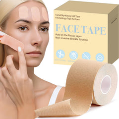 Face Tape forehead lift for overnight contour and smoother look.
