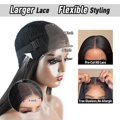 FACMOOD 100% human hair for versatile heat styling