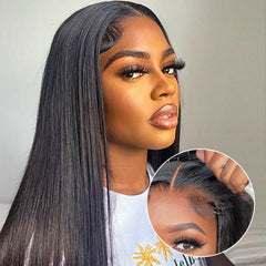 FACMOOD 6x4 skinlike HD lace front for seamless melt and natural part