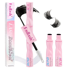 FADLASH 2in1 tube design bonds and seals for efficient lash clusters.