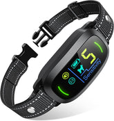 FAFAFROG dog bark collar front view showing compact design for daily training