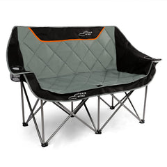 FAIR WIND Oversized chair front view with sturdy frame and roomy seating for comfort.
