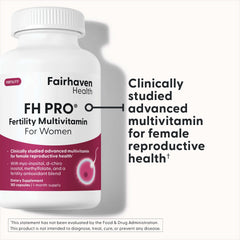 FH Pro for Women tablets on white background for cycle support