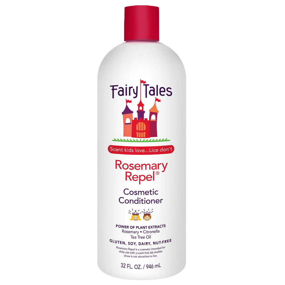 Fairy Tales Rosemary Repel daily kids conditioner bottle for gentle detangling.