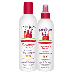 Fairy Tales Rosemary Repel shampoo bottle, gentle daily cleansing for kids.