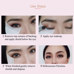 Faiteary lash-extension shields guard skin during pigment application.