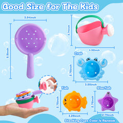 Fajiabao animal cups stackable encourage stacking, sorting, and color recognition.