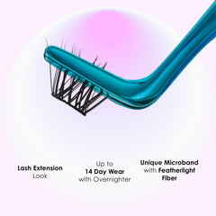 FALSCARA lash clusters stackable for customizable density