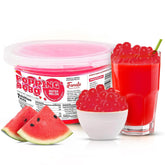 Fanale Watermelon Popping Boba Pearls ready-to-eat topping for desserts and drinks