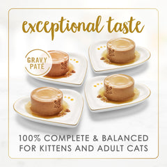 Fancy Feast Gravy Lovers ocean whitefish pate with gravy for seafood lovers.