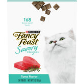 Fancy Feast Savory Cravings tuna break-apart bars ease portioning during snack time.