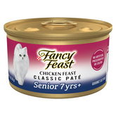Fancy Feast Senior Chicken Pate 7+ 24-pack cans for daily meals