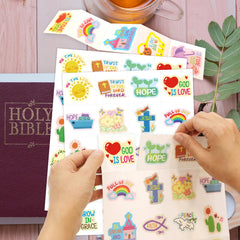 Fancy Land tattoo sheets with flowers and plants for bright, kid-friendly decorations.