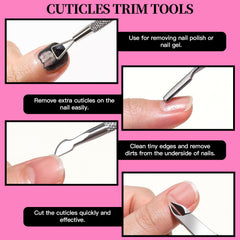 Fandamei cuticle nippers for clean trimming of nail edges.