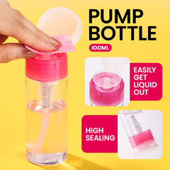 Fandamei polish remover pump bottle for easy controlled pouring