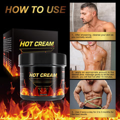 Fanshi Hot Sweat Cream on arms to enhance blood flow during training.