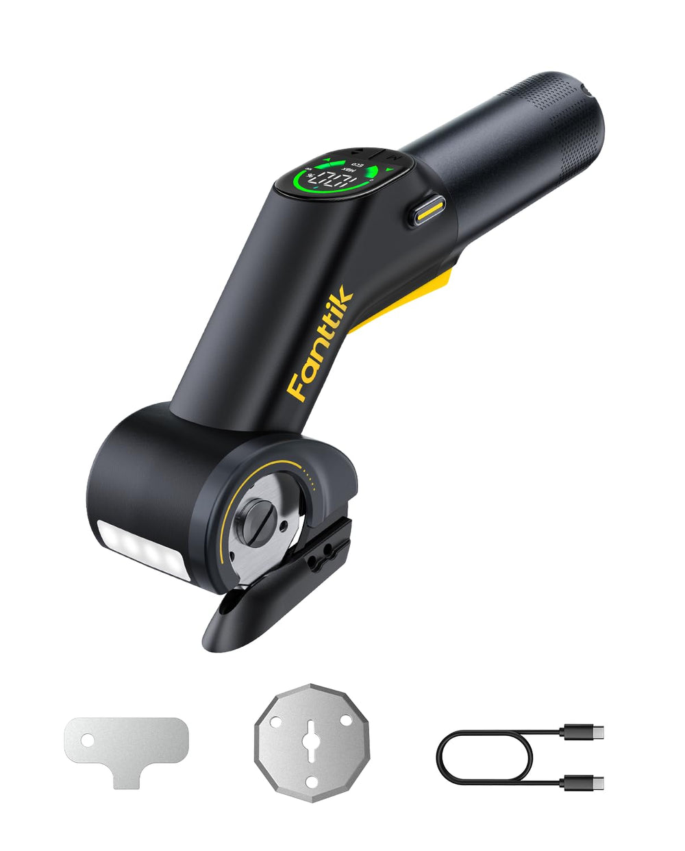Fanttik C10 Pro with LED display shows battery status for safer, planned cuts.