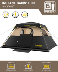 FanttikOutdoor Zeta C6 Pro rainfly attachment shown for enhanced rain protection