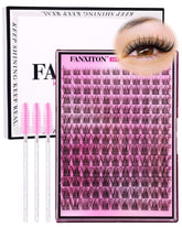 FANXITON lash clusters varying lengths offer subtle to dramatic enhancement